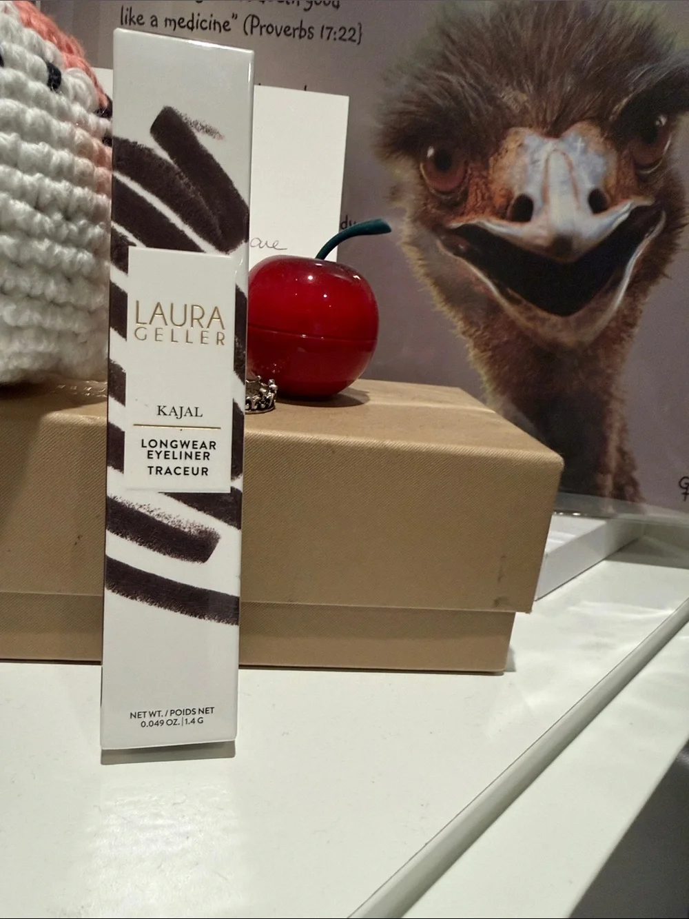 Laura Geller Kajal Longwear Eyeliner - Black and White Packaging